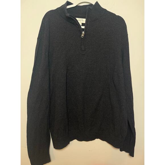 Hawker Rye men’s Cotton Cashmere Sweater Size L - Picture 1 of 7